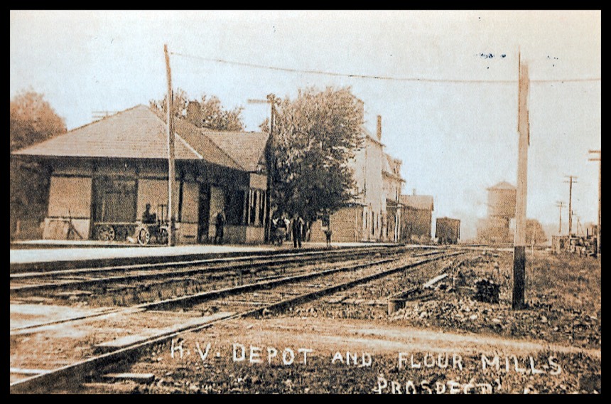 PIC_426-Hocking Valley Railroad Depot at Prospect, 